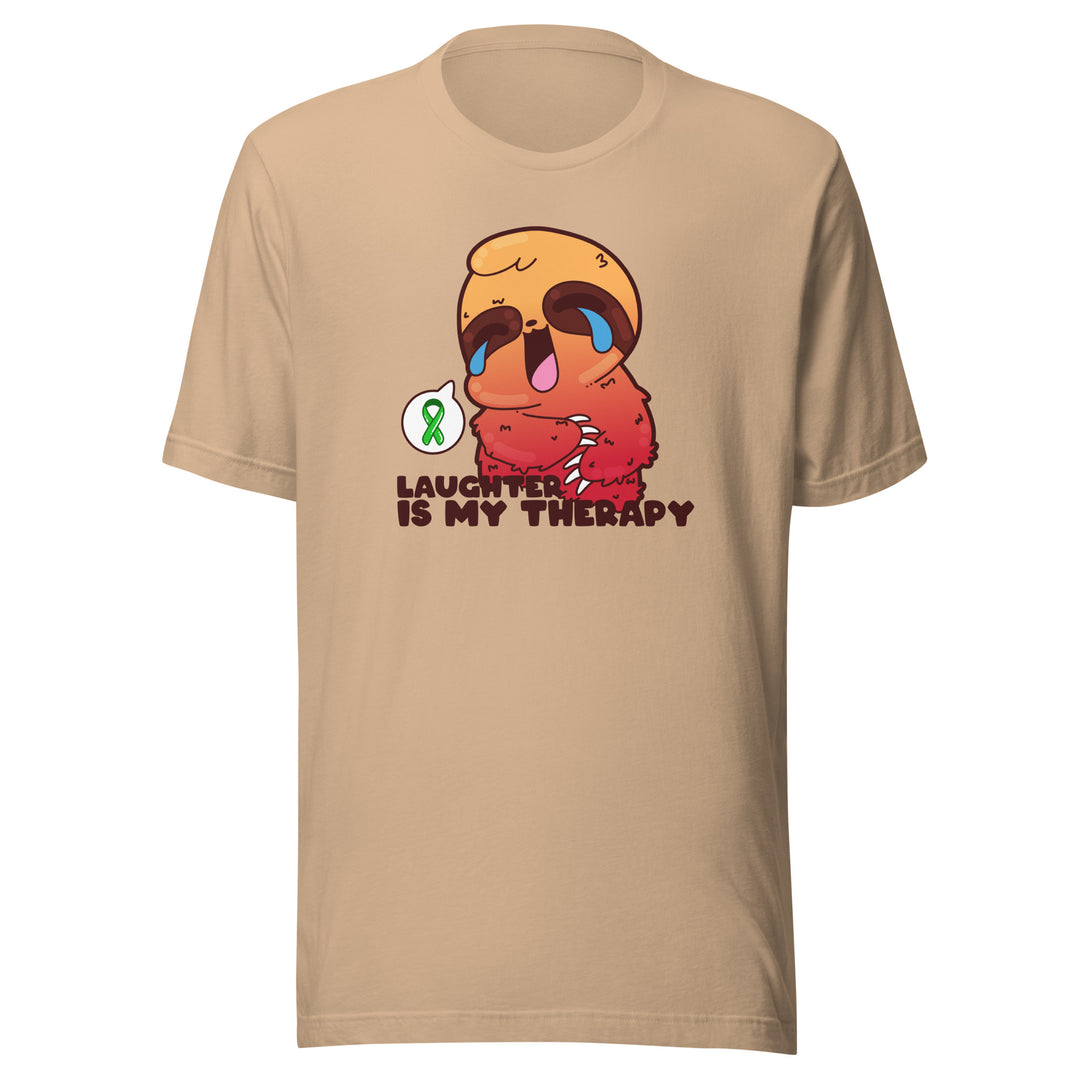 LAUGHTER IS MY THERAPY - Tee - ChubbleGumLLC