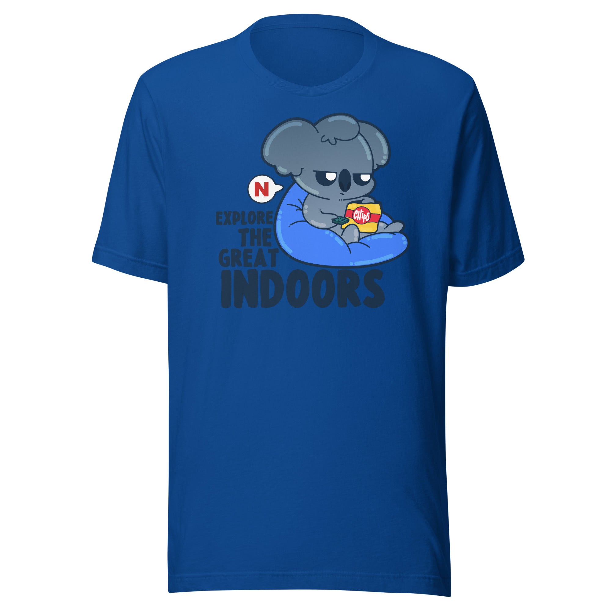 EXPLORE THE GREAT INDOORS - Tee - ChubbleGumLLC