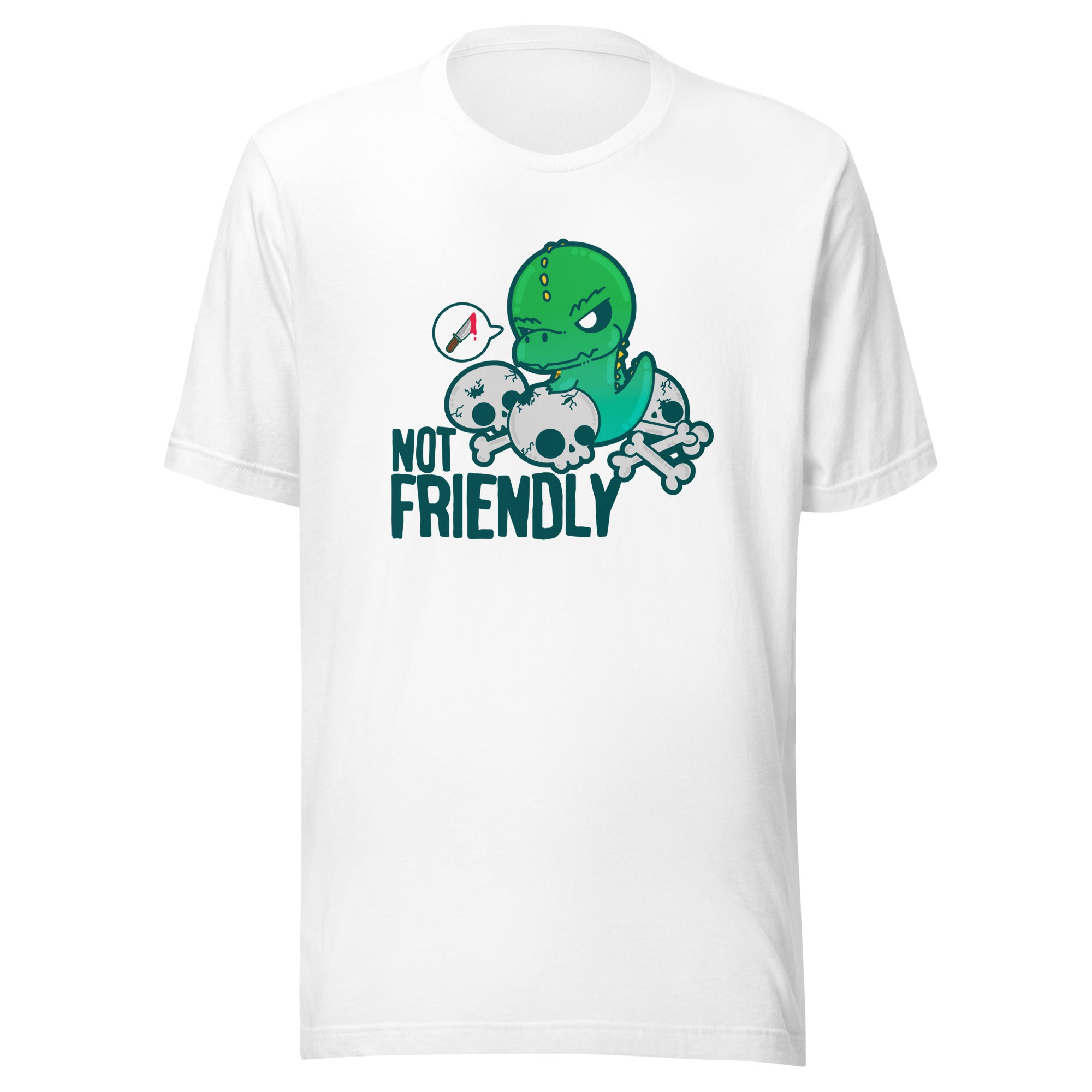 NOT FRIENDLY - Tee - ChubbleGumLLC