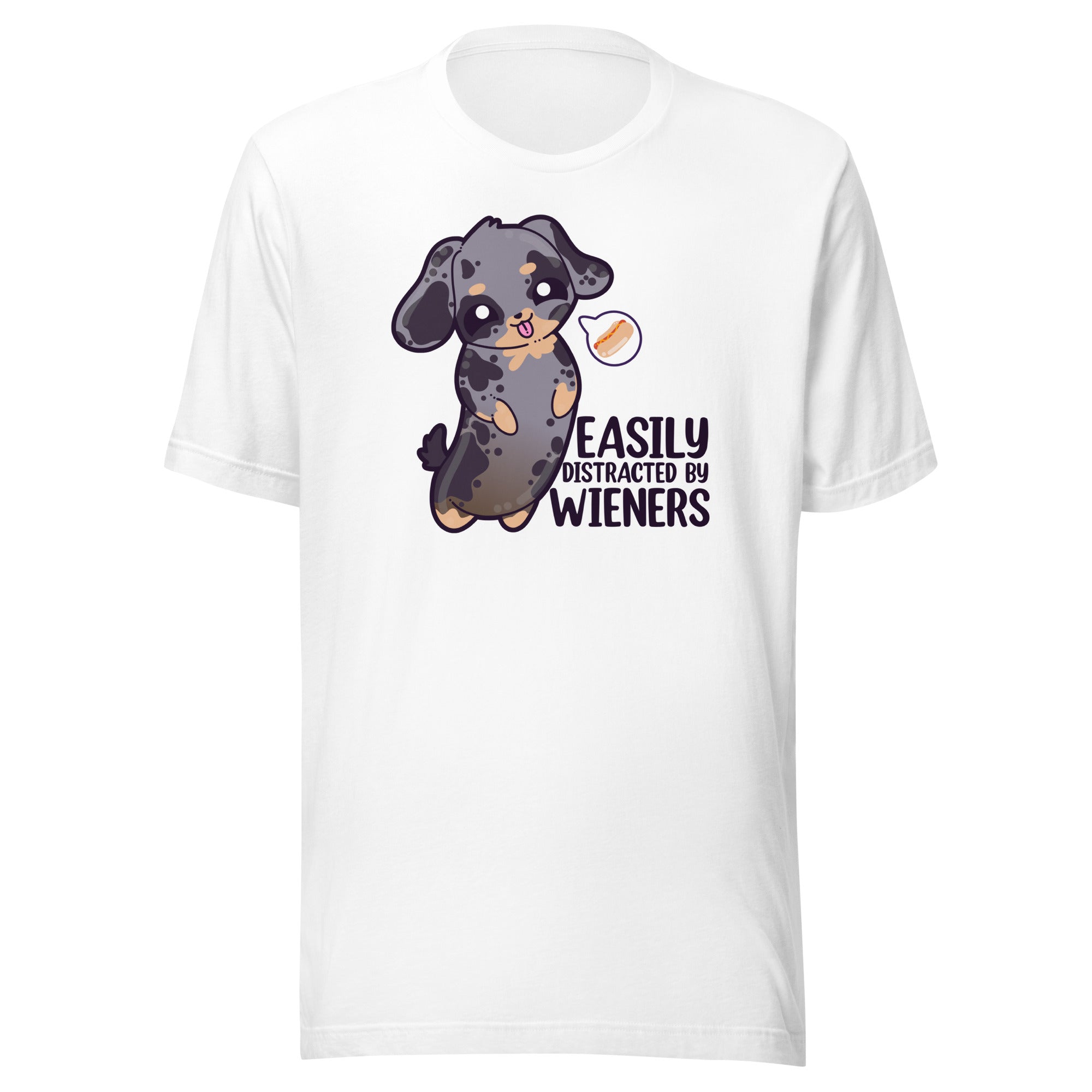 EASILY DISTRACTED BY WIENERS - Tee - ChubbleGumLLC