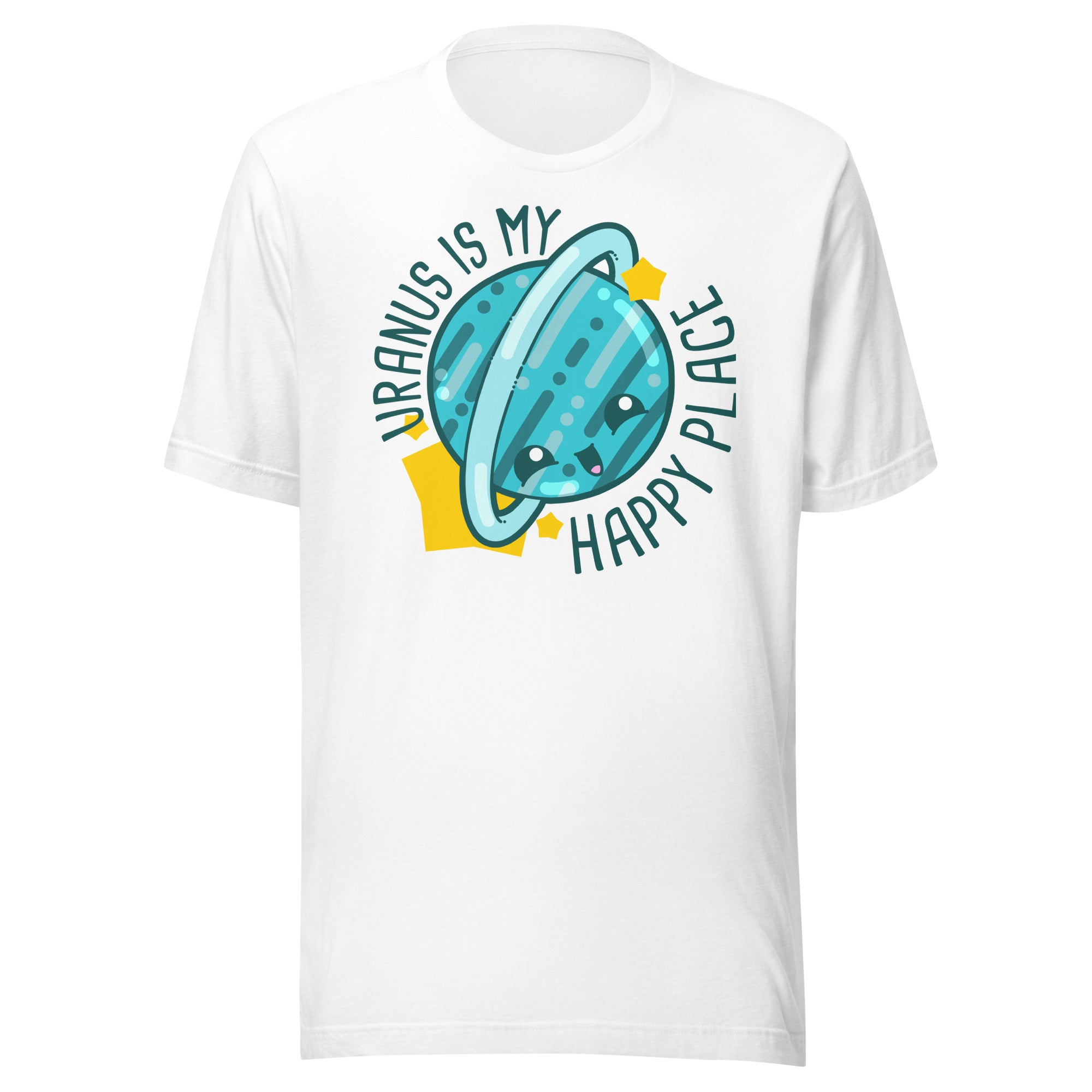 URANUS IS MY HAPPY PLACE - Tee - ChubbleGumLLC