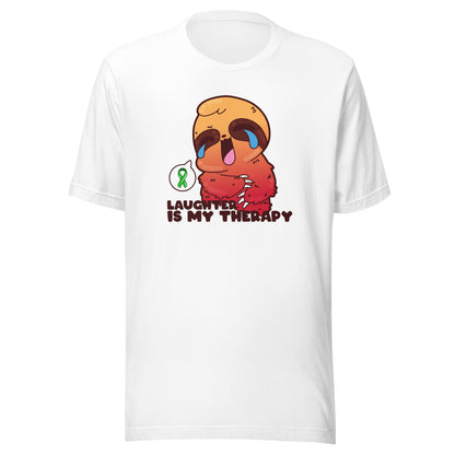 LAUGHTER IS MY THERAPY - Tee - ChubbleGumLLC