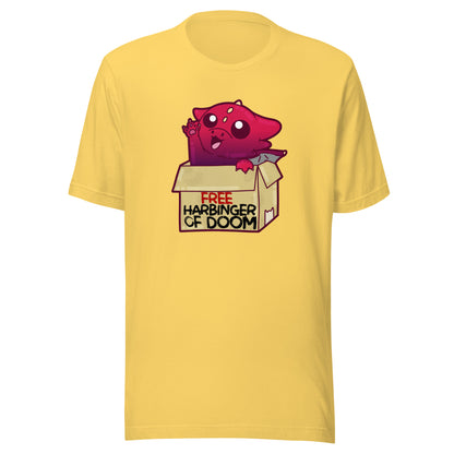 FREE HARBINGER OF DOOM - Tee - ChubbleGumLLC