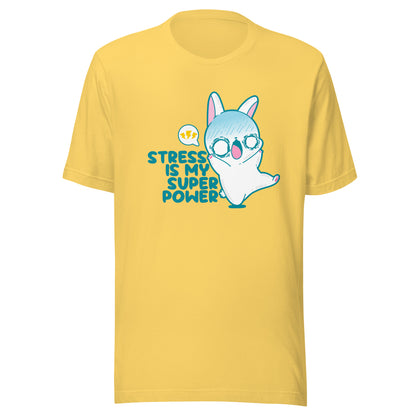 STRESS IS MY SUPERPOWER - Tee - ChubbleGumLLC