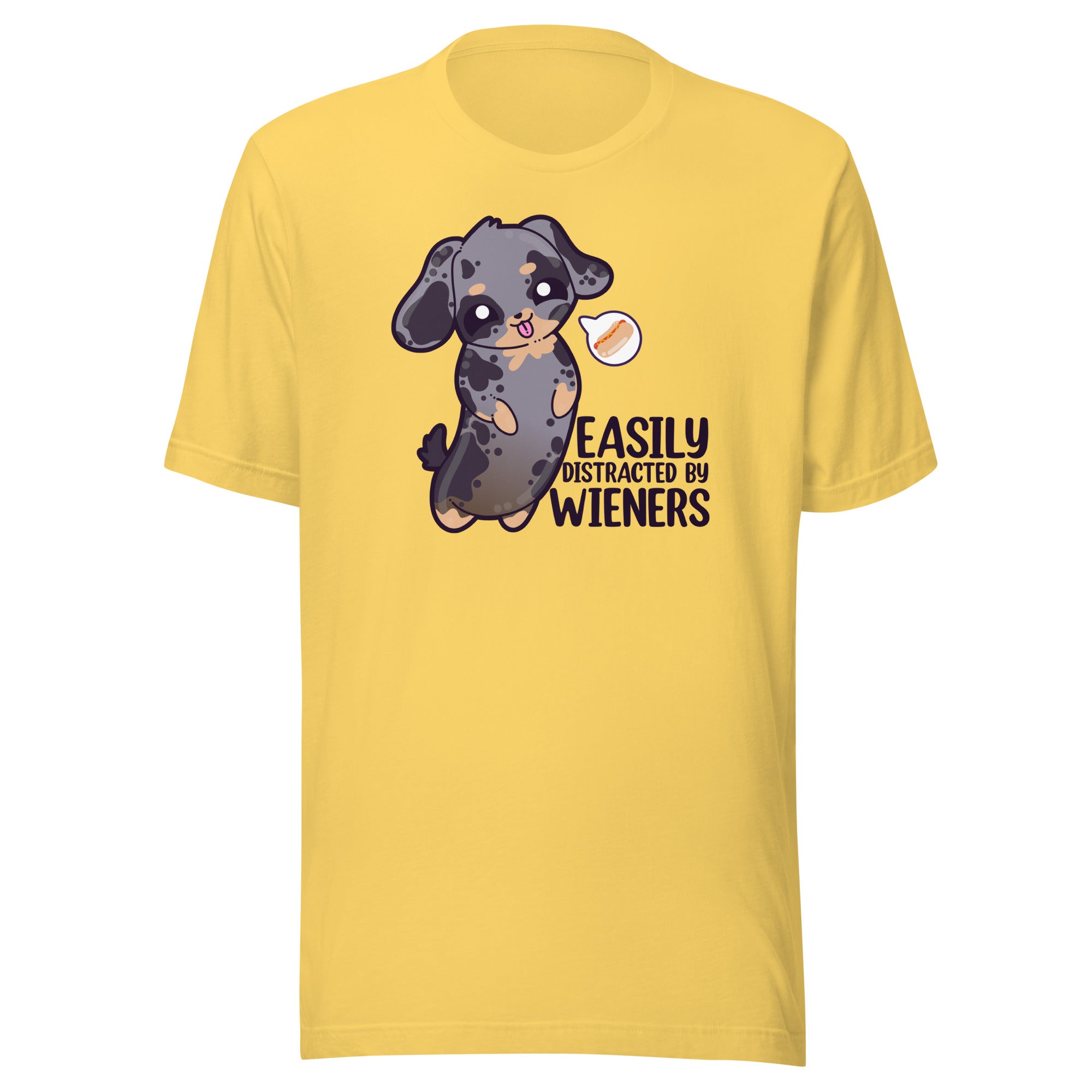 EASILY DISTRACTED BY WIENERS - Tee - ChubbleGumLLC