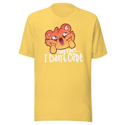 FUN FACT I DONT CARE - Tee - ChubbleGumLLC