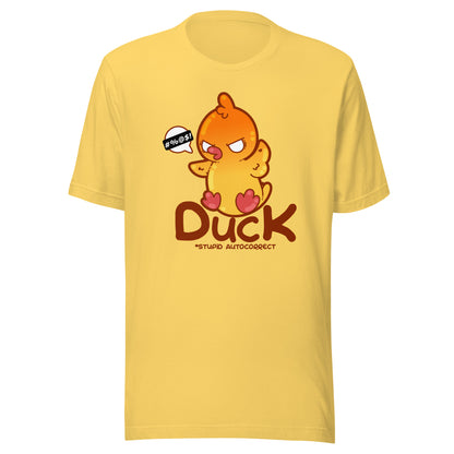 DUCK STUPID AUTOCORRECT - Tee - ChubbleGumLLC