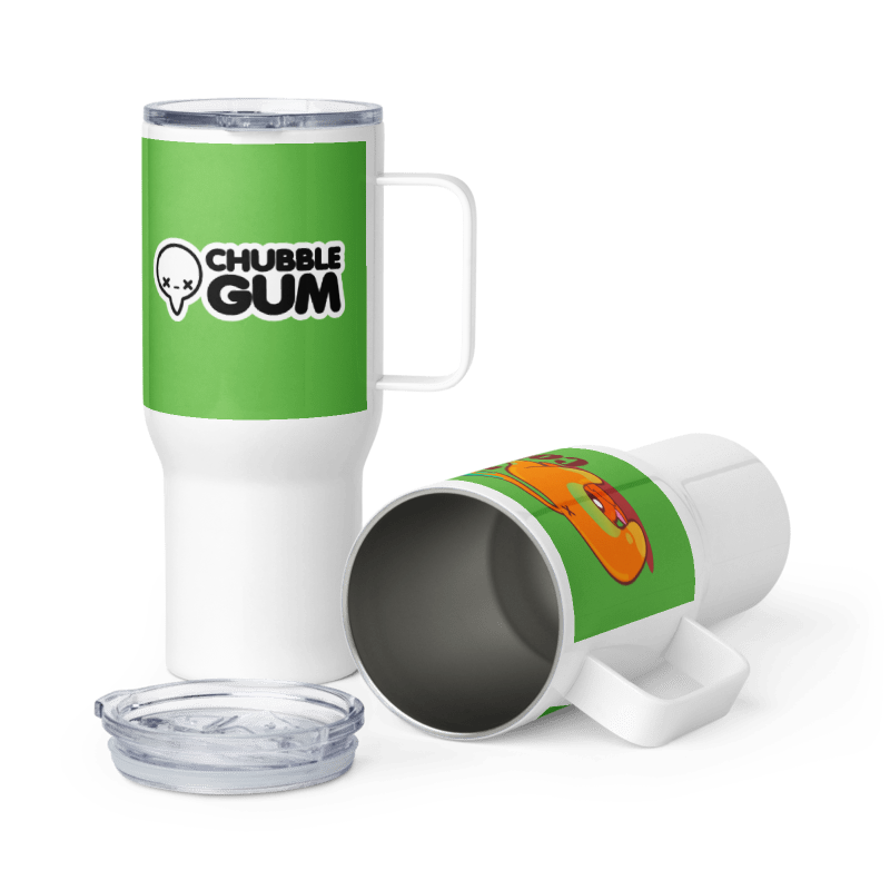 UP YOUR BUTT AND AROUND THE CORNER - 25 oz Travel Mug - ChubbleGumLLC