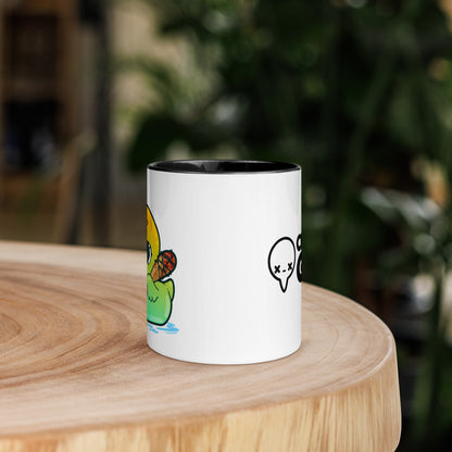 DUCK AROUND AND FIND OUT - Mug with Color Inside - ChubbleGumLLC