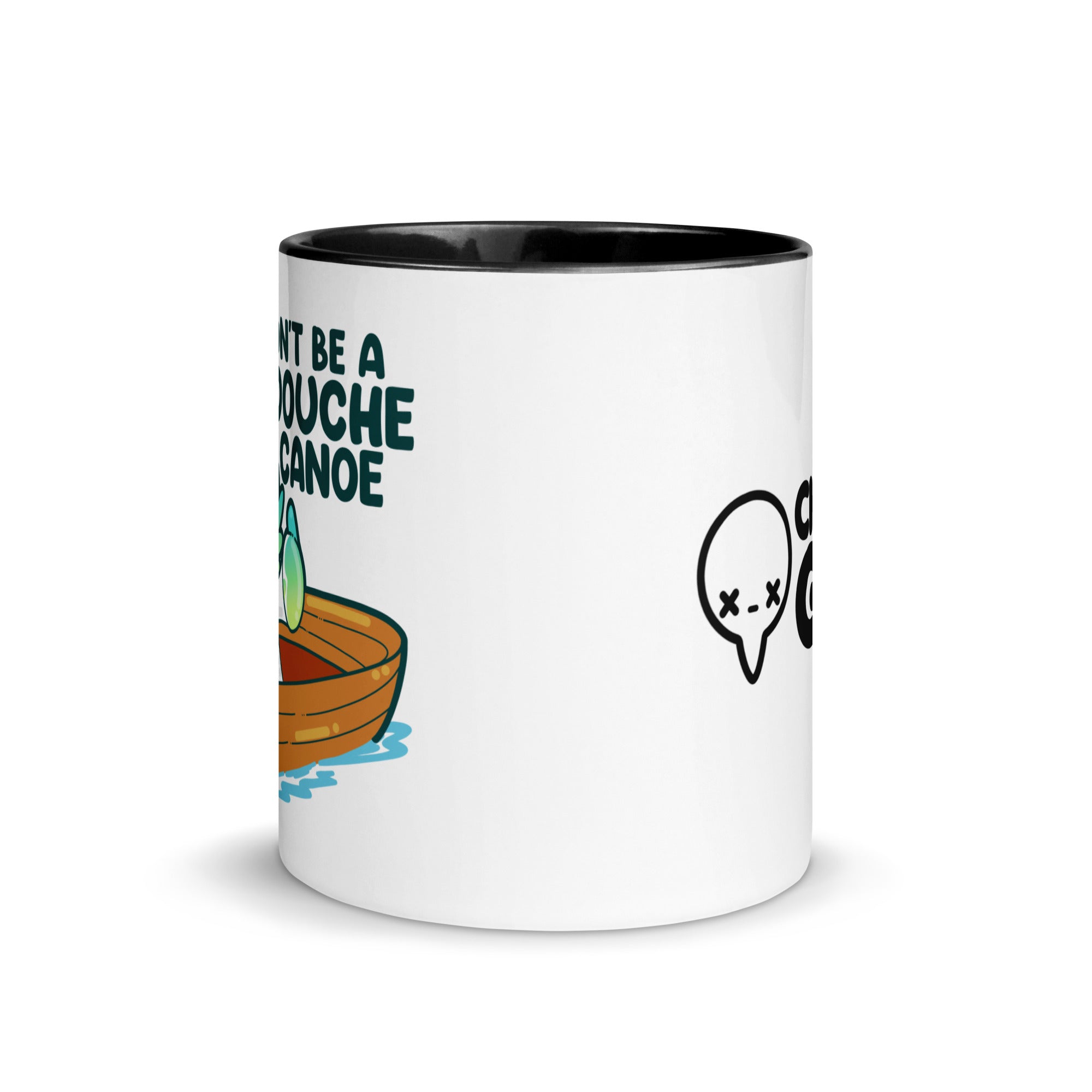 DONT BE A DOUCHE CANOE - Mug With Color Inside - ChubbleGumLLC