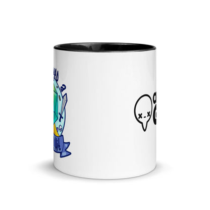 I SURVIVED A CRITICAL HIT - Mug With Color Inside - ChubbleGumLLC