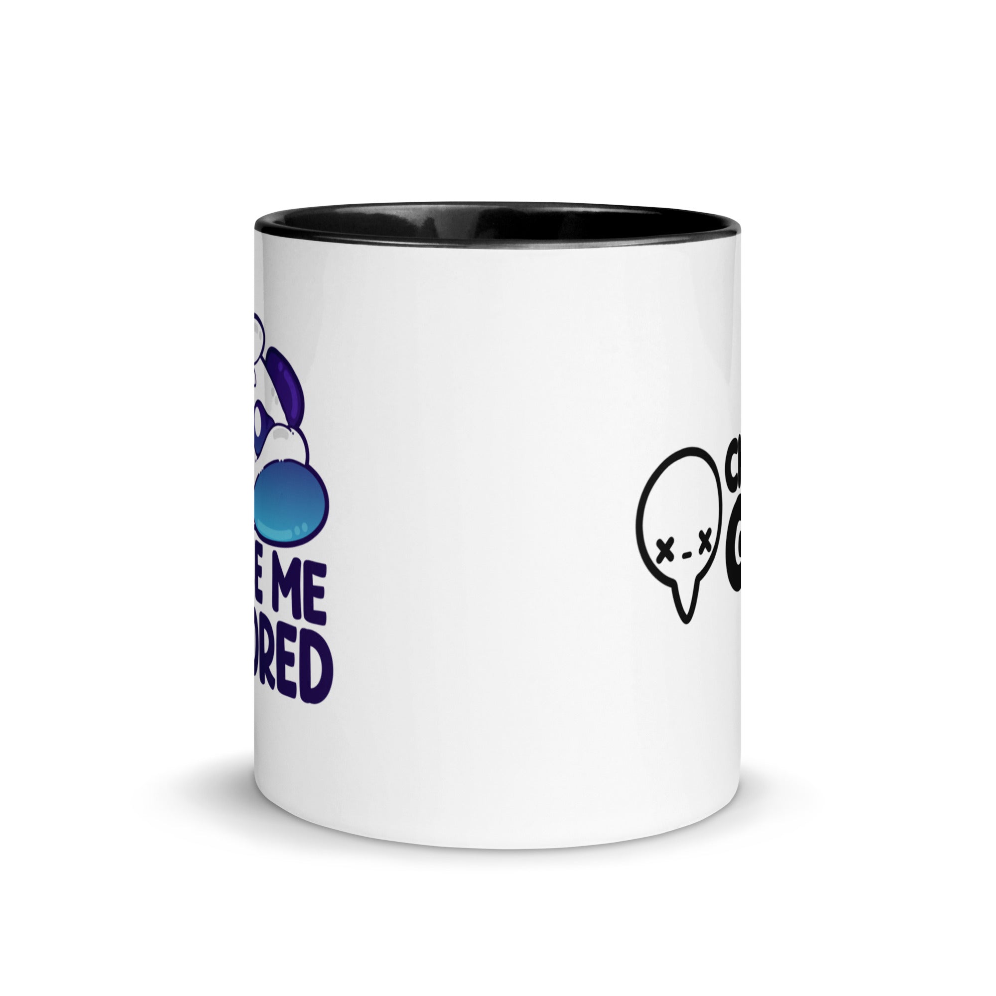 AMUSE ME IM BORED - Mug with Color Inside - ChubbleGumLLC