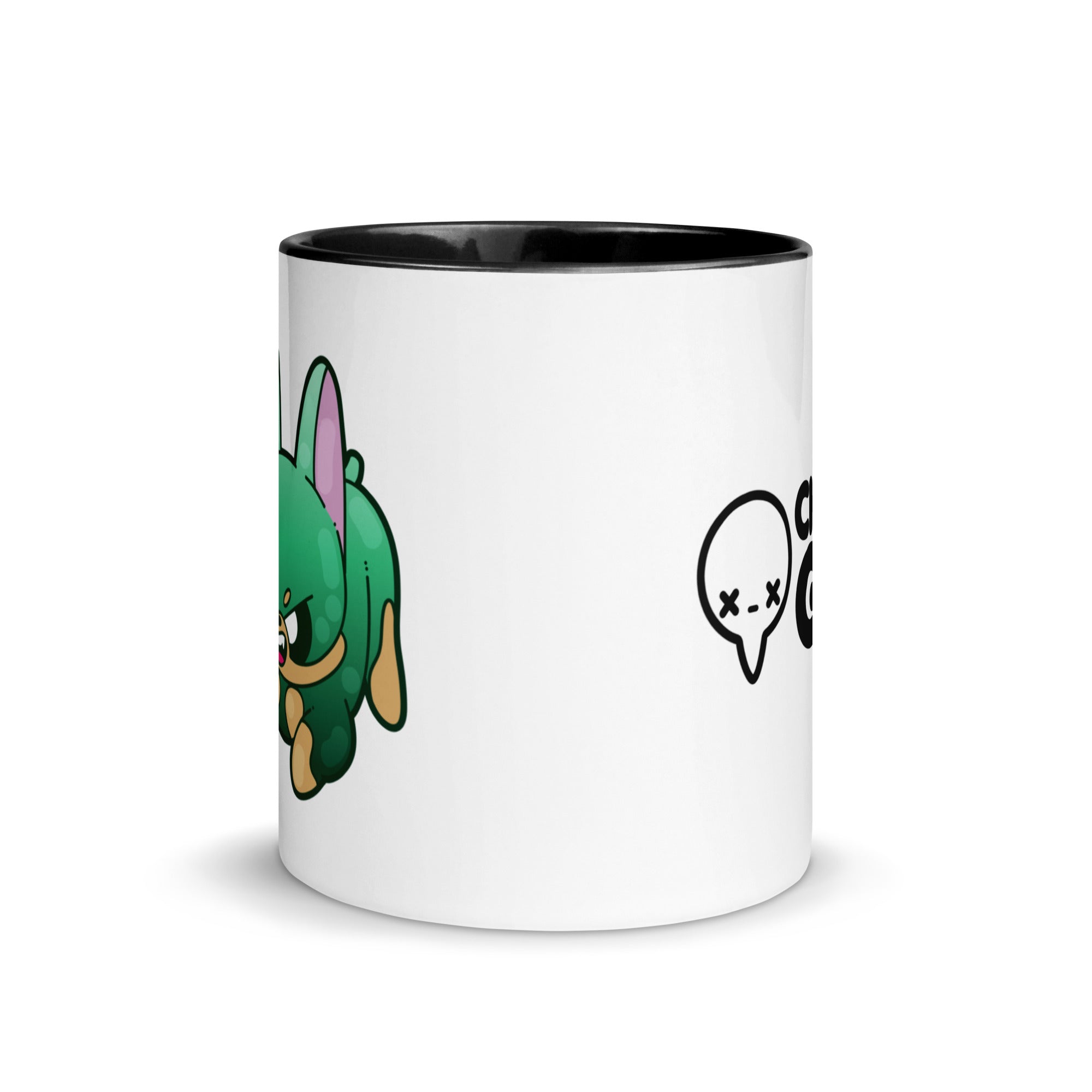 ALL BITE ZERO BARK - Mug with Color Inside - ChubbleGumLLC