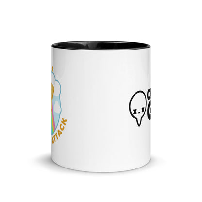 I SURVIVED A PANIC ATTACK - Mug with Color Inside - ChubbleGumLLC