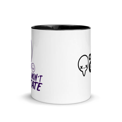 I WONT HESITATE - Mug with Color Inside - ChubbleGumLLC