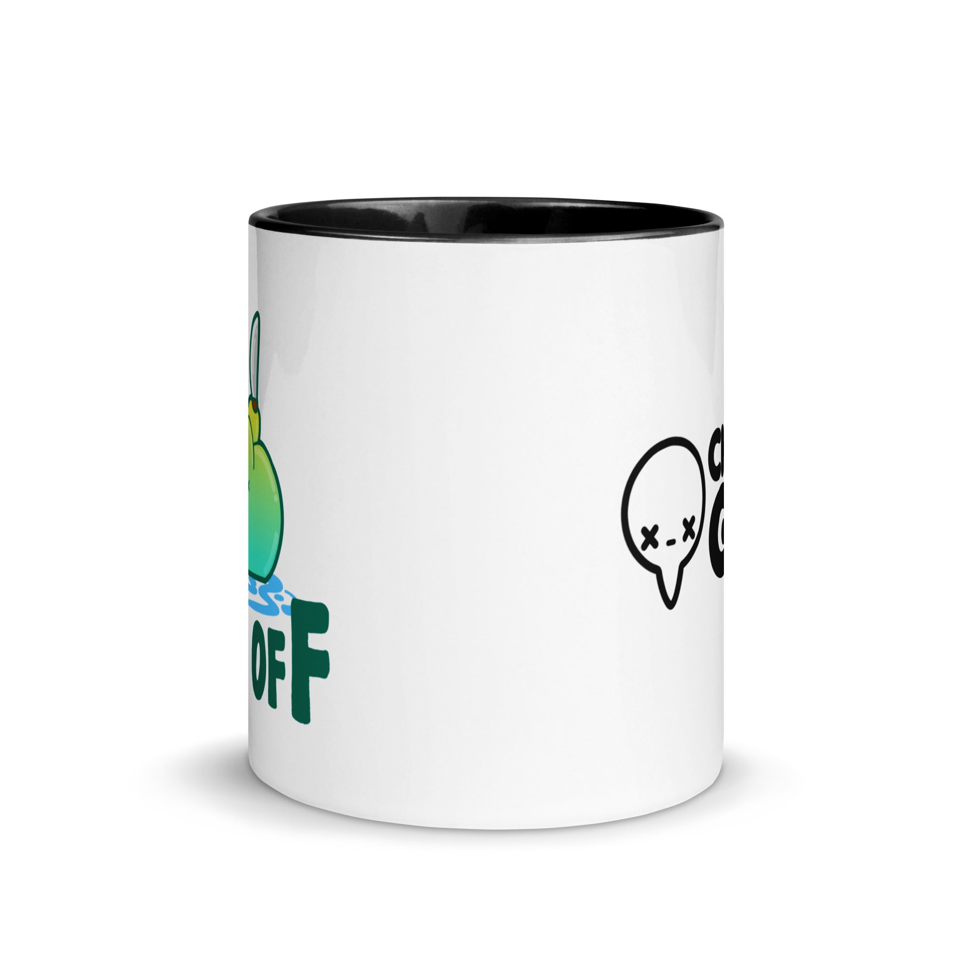 DUCK OFF - Mug with Color Inside - ChubbleGumLLC