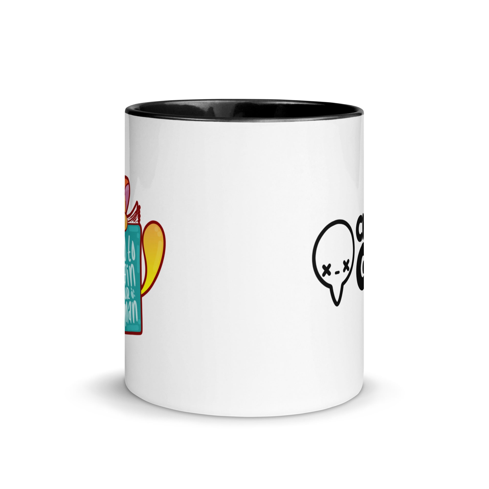 HOW TO TRAIN YOUR HUMAN - Mug with Color Inside - ChubbleGumLLC