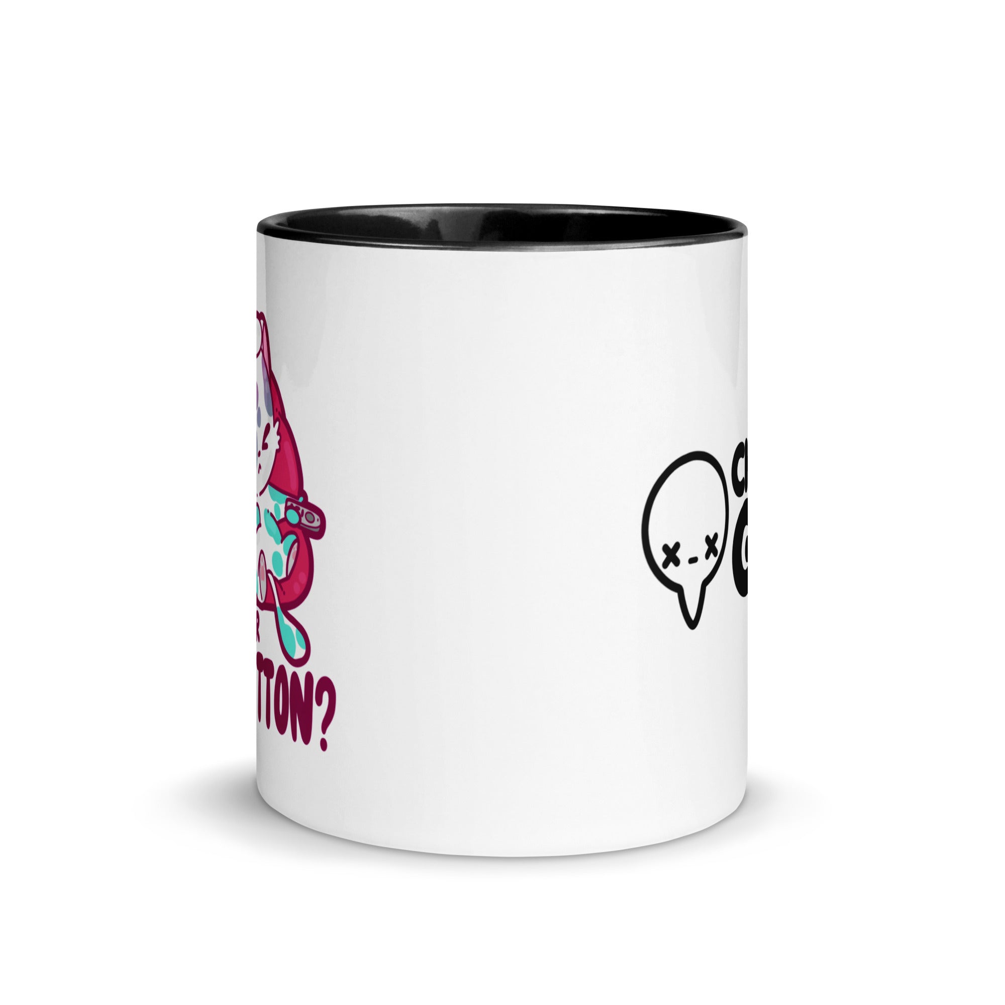 MUTE BUTTON - Mug with Color Inside