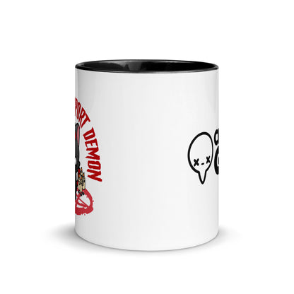 EMOTIONAL SUPPORT DEMON - Mug with Color Inside