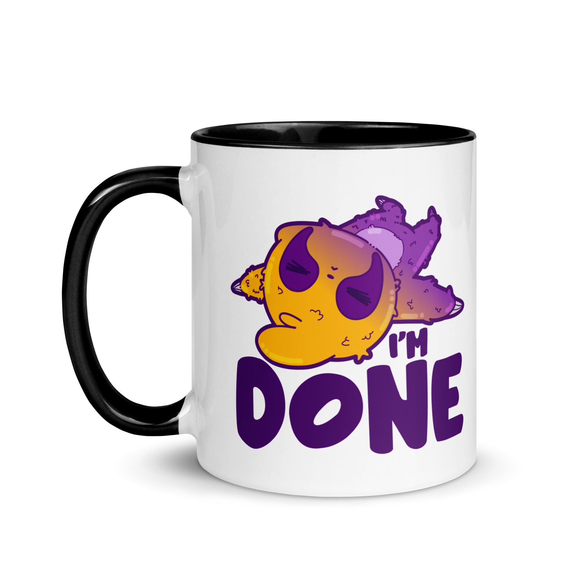 IM DONE - Mug With Color Inside - ChubbleGumLLC