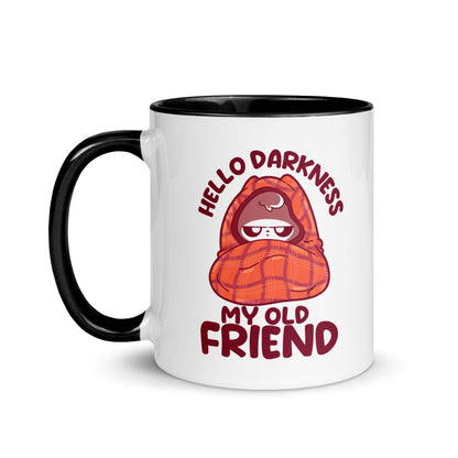 HELLO DARKNESS - Mug With Color Inside - ChubbleGumLLC