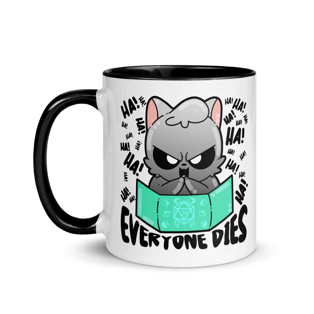 EVERYONE DIES - Mug With Color Inside - ChubbleGumLLC
