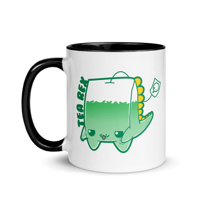 TEA REX - Mug with Color Inside - ChubbleGumLLC