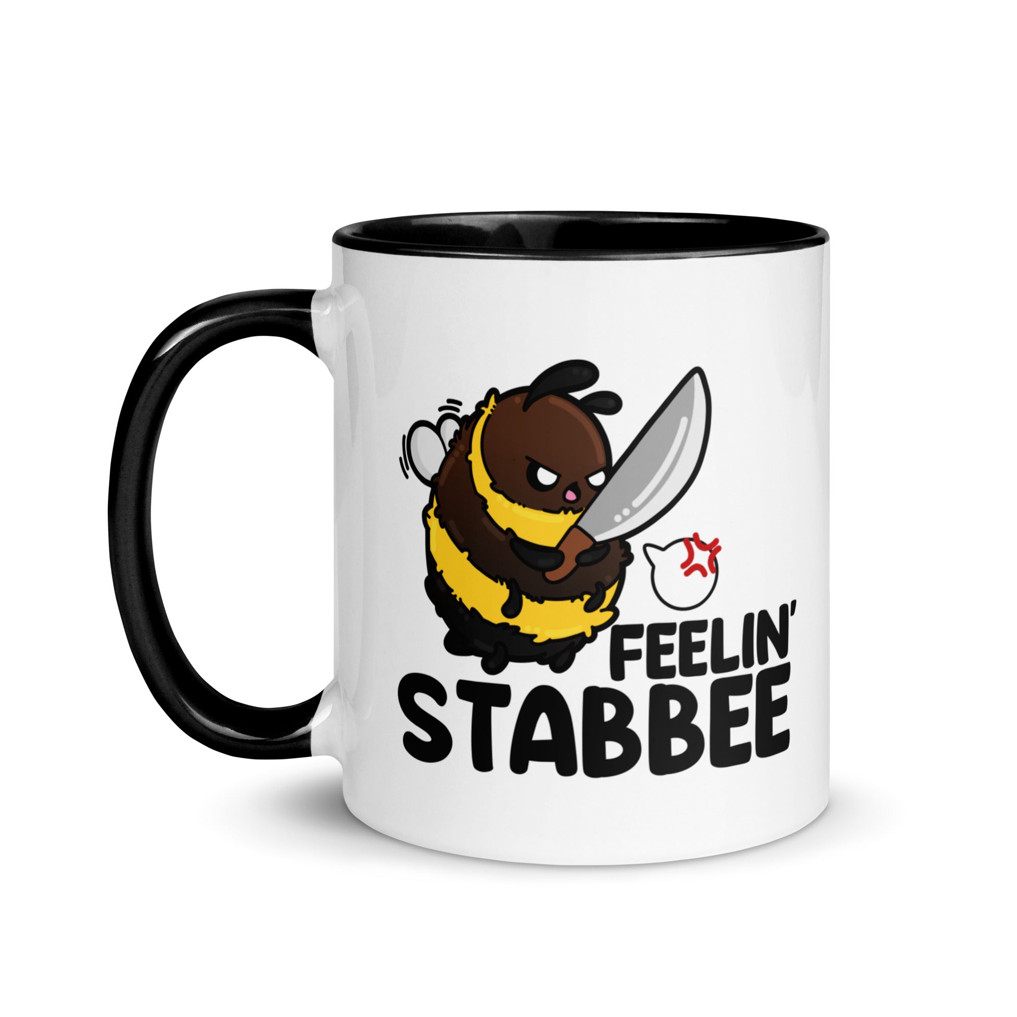 FEELIN STABBEE - Mug with Color Inside - ChubbleGumLLC