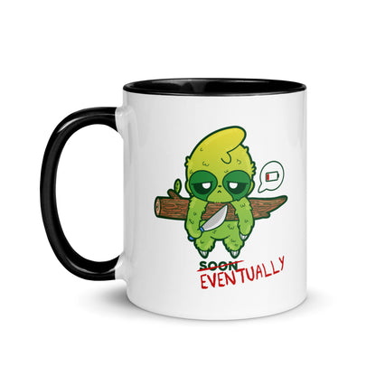 EVENTUALLY - Mug with Color Inside - ChubbleGumLLC