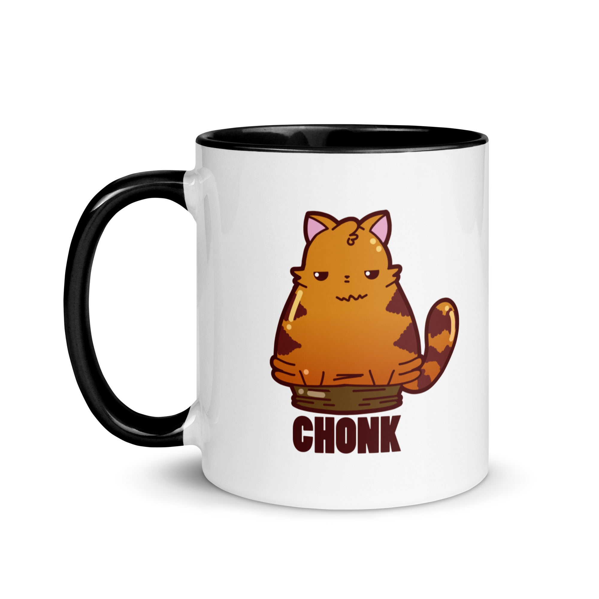 CHONK - Mug With Color Inside - ChubbleGumLLC