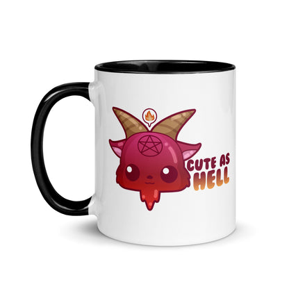 CUTE AS HELL - Mug with Color Inside