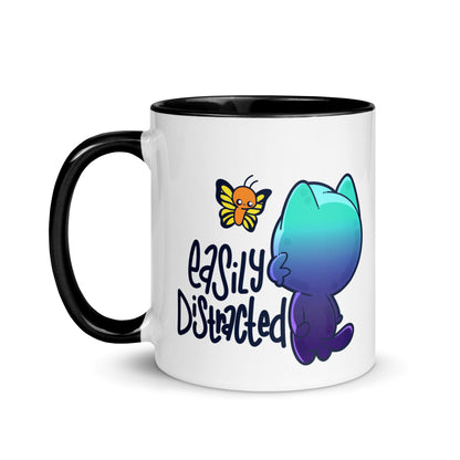 EASILY DISTRACTED - Mug with Color Inside