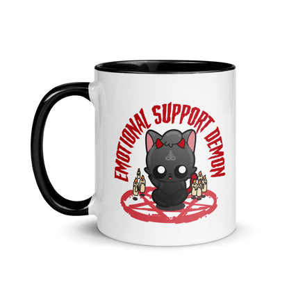 EMOTIONAL SUPPORT DEMON - Mug with Color Inside