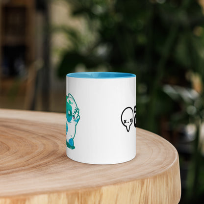 ON MY WAY TO MESS THINGS UP - Mug with Color Inside - ChubbleGumLLC