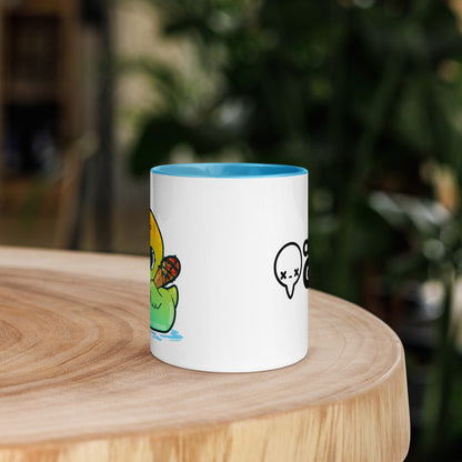 DUCK AROUND AND FIND OUT - Mug with Color Inside - ChubbleGumLLC