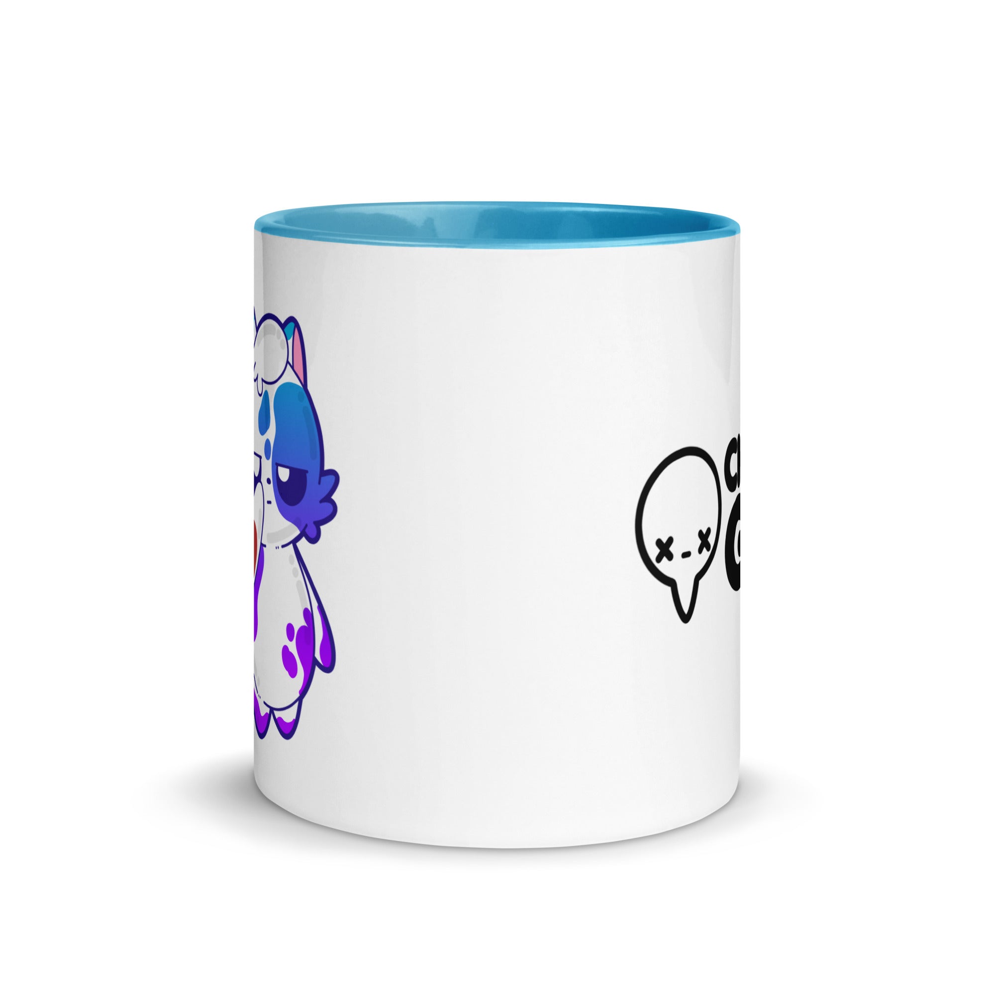 TALK TO THE HAND - Mug With Color Inside - ChubbleGumLLC