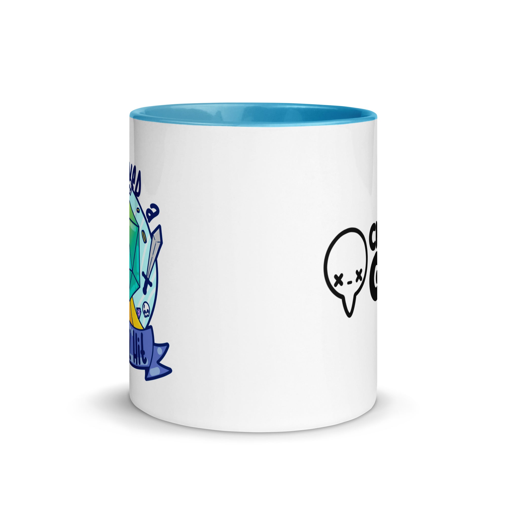 I SURVIVED A CRITICAL HIT - Mug With Color Inside - ChubbleGumLLC