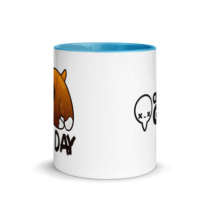 RUFF DAY - Mug With Color Inside - ChubbleGumLLC