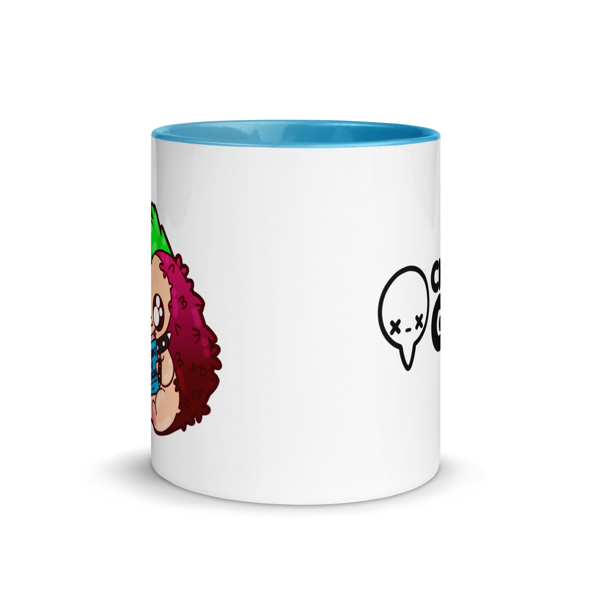 DONT JUDGE A BOOK - Mug with Color Inside - ChubbleGumLLC