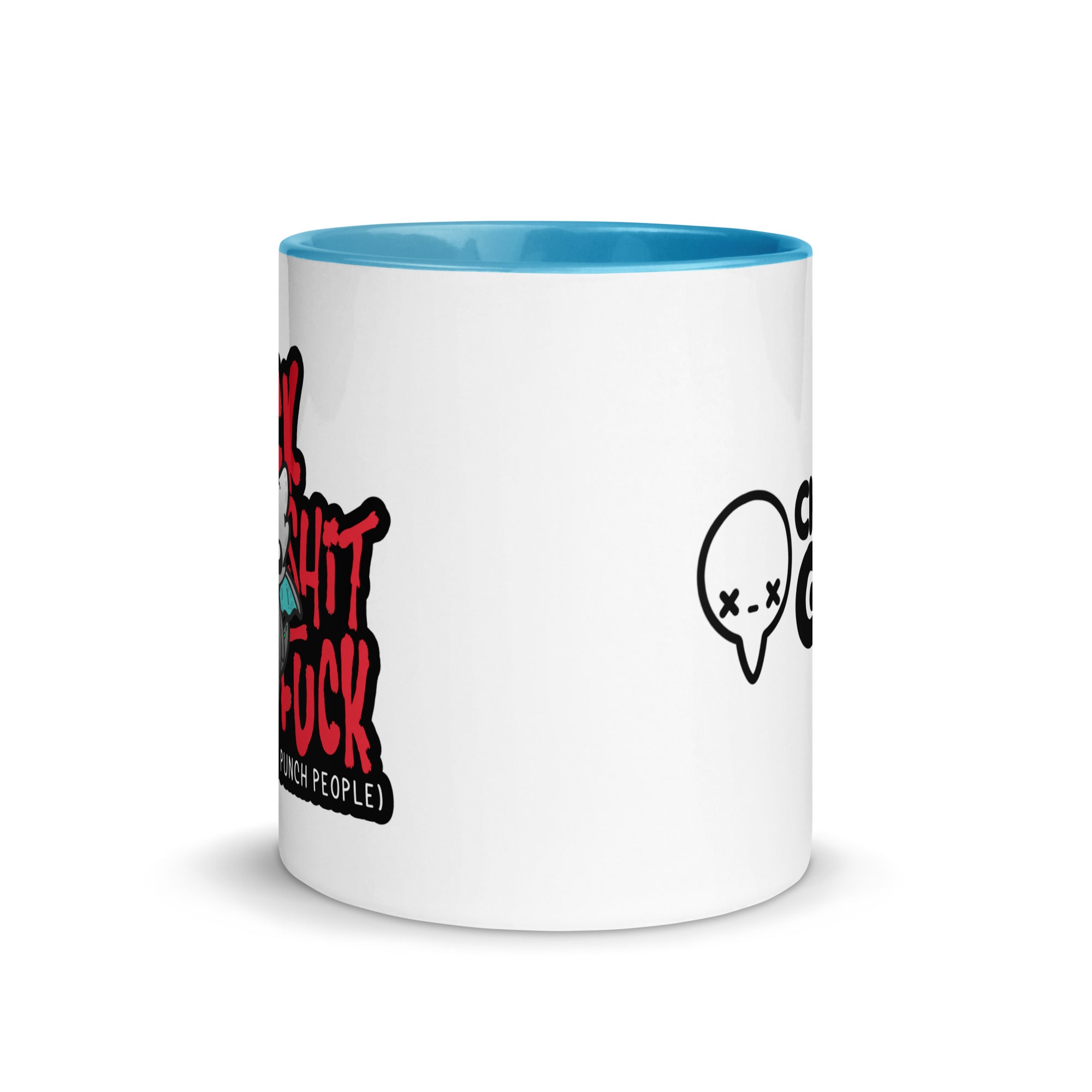 I SWEAR SO I DONT PUNCH PEOPLE - Mug with Color Inside - ChubbleGumLLC