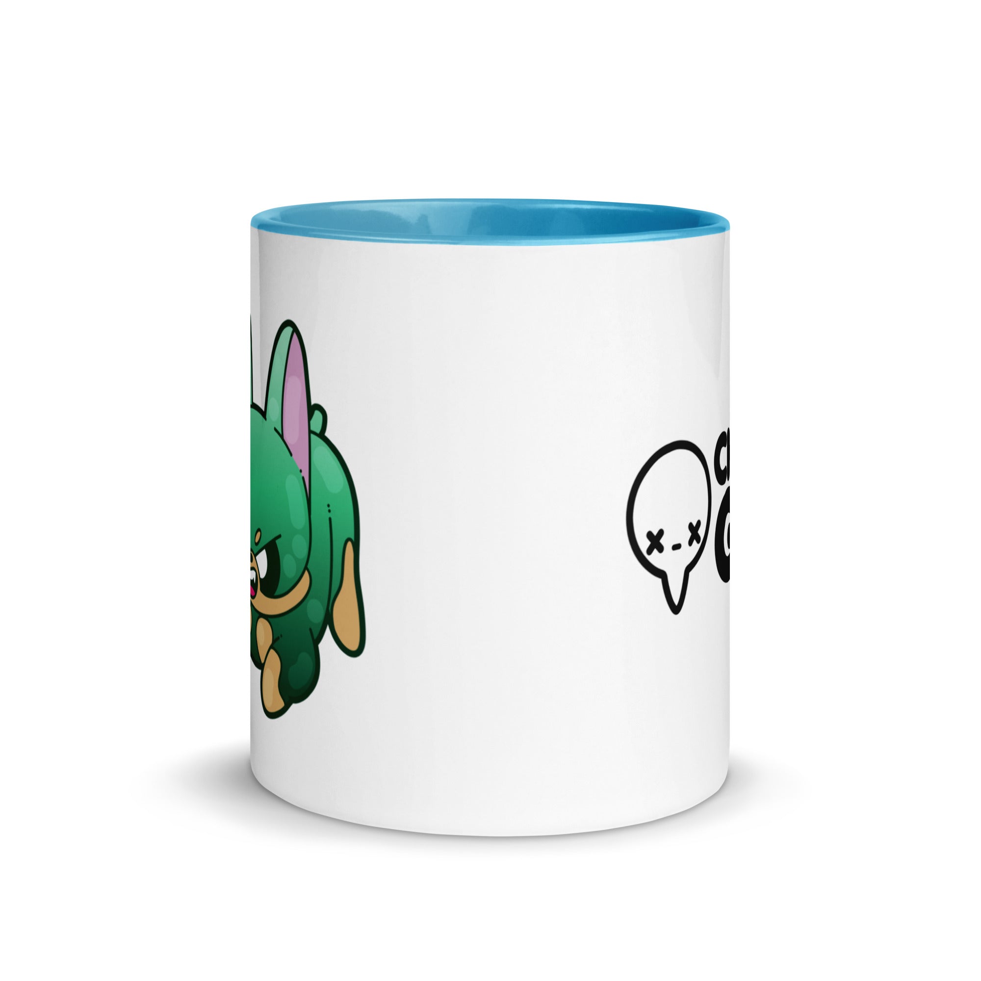 ALL BITE ZERO BARK - Mug with Color Inside - ChubbleGumLLC