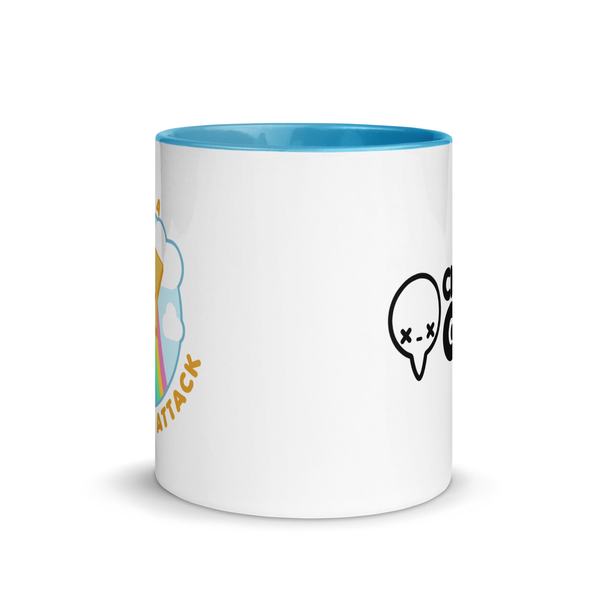 I SURVIVED A PANIC ATTACK - Mug with Color Inside - ChubbleGumLLC