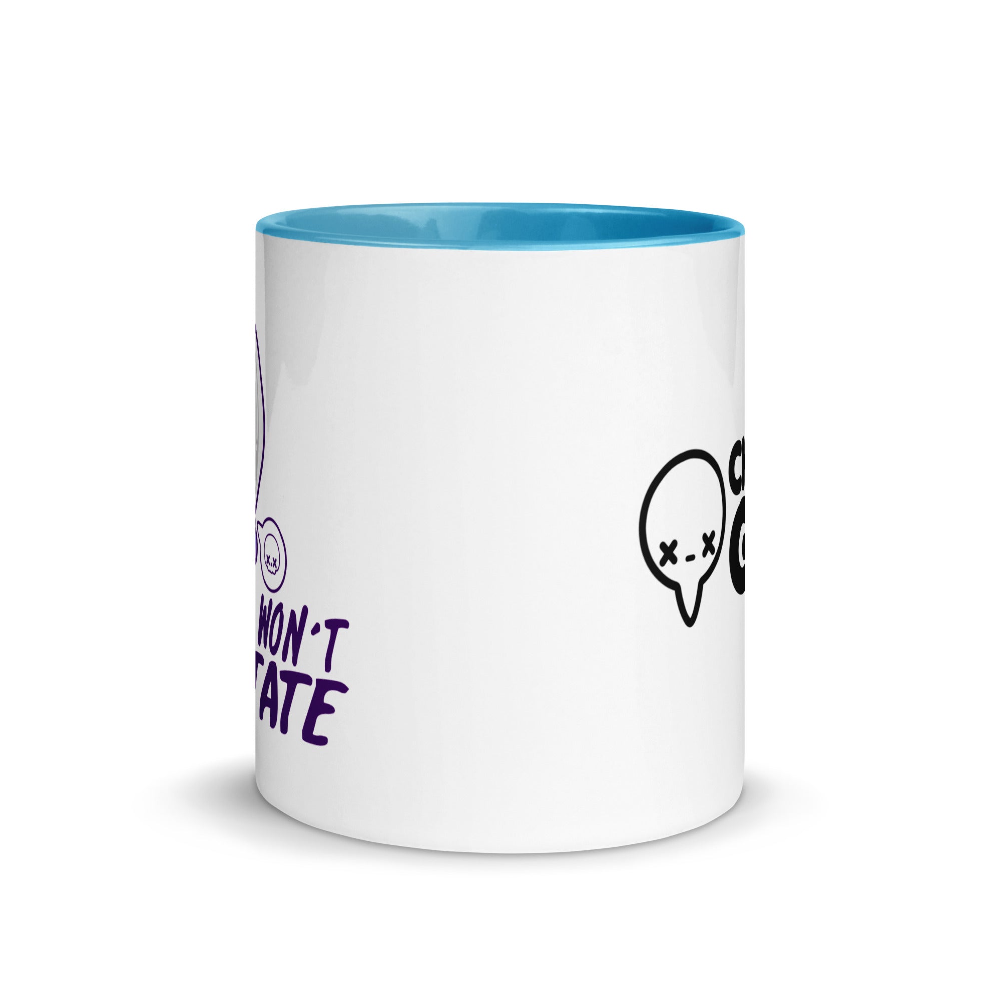 I WONT HESITATE - Mug with Color Inside - ChubbleGumLLC