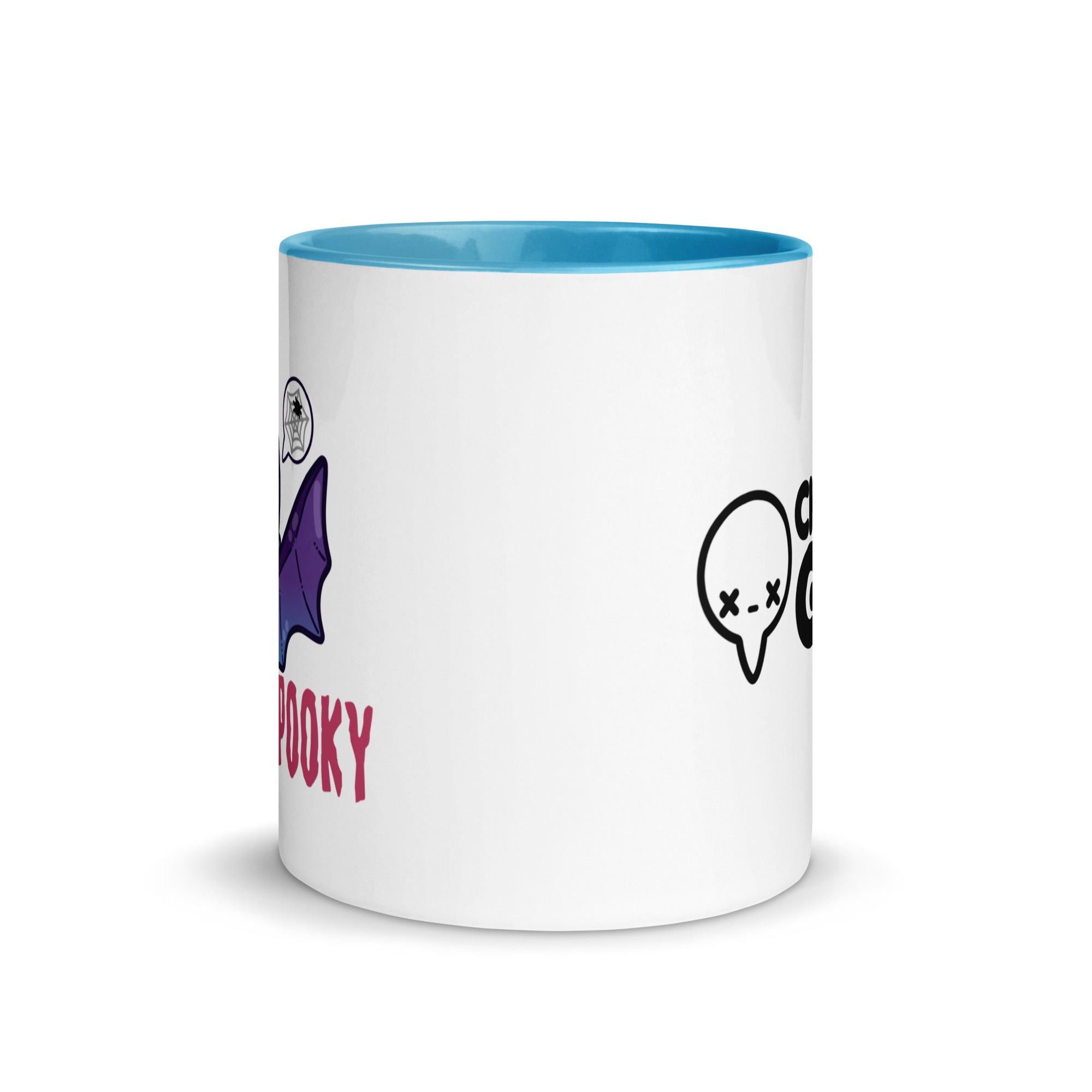 I AM SPOOKY YEAR ROUND - Mug with Color Inside - ChubbleGumLLC