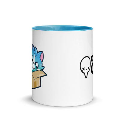 FLUFFING ADORABLE - Mug with Color Inside - ChubbleGumLLC