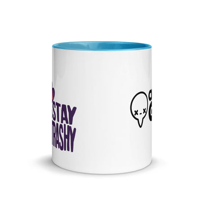 STAY TRASHY - Mug with Color Inside