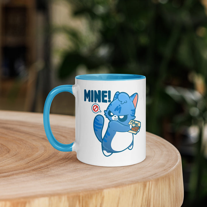 MINE - Mug with Color Inside - ChubbleGumLLC