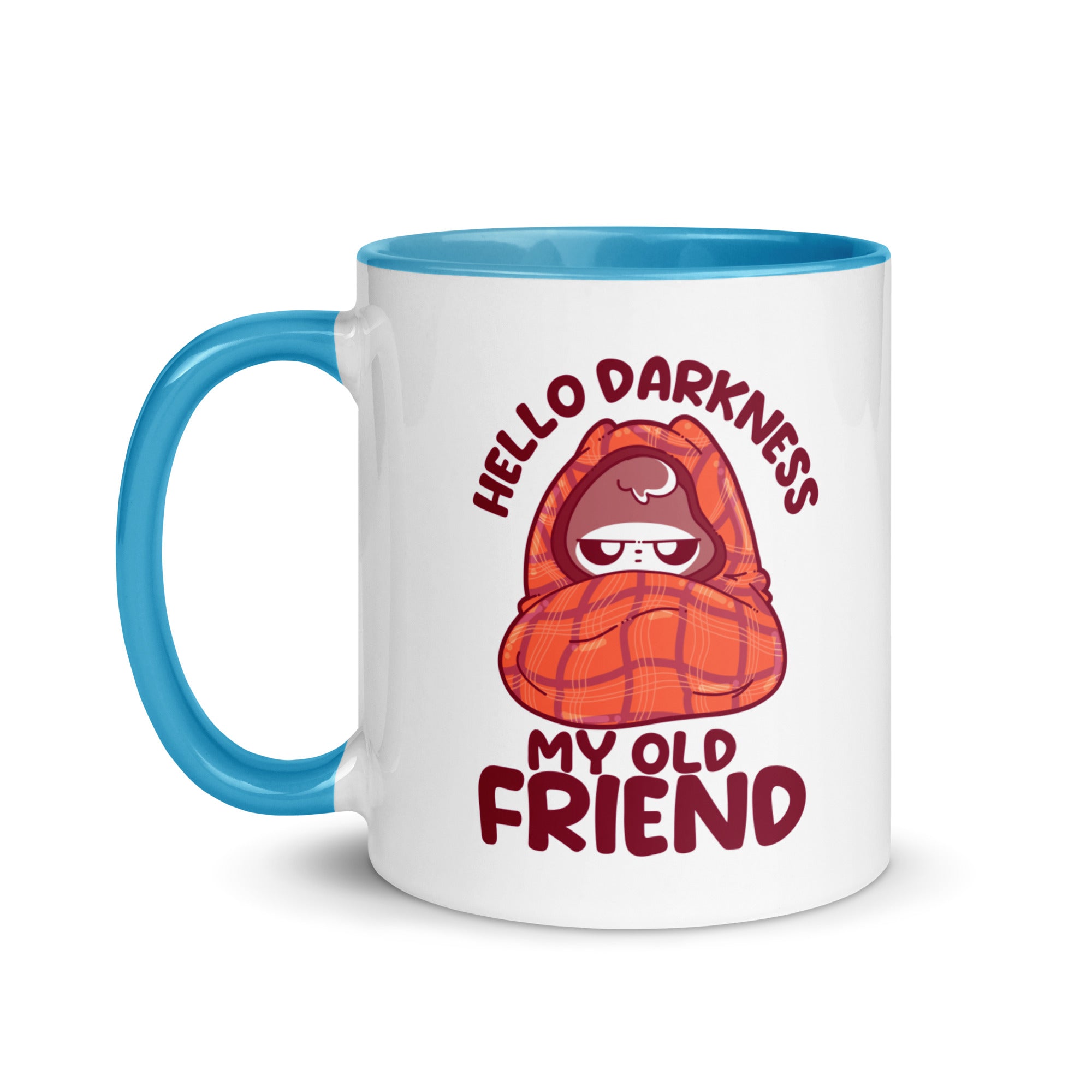 HELLO DARKNESS - Mug With Color Inside - ChubbleGumLLC