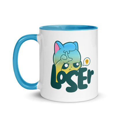 LOSER - Mug With Color Inside - ChubbleGumLLC