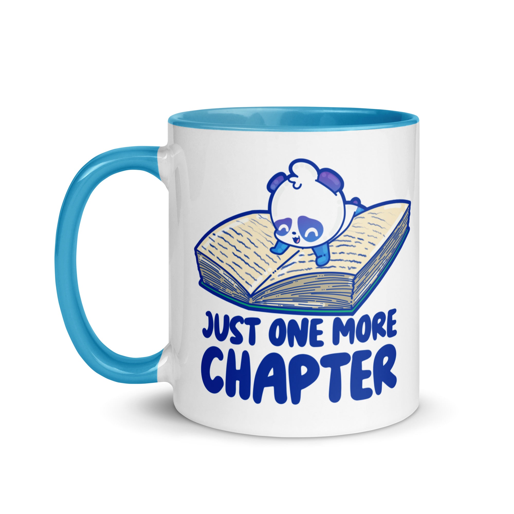 JUST ONE MORE CHAPTER - Mug with Color Inside - ChubbleGumLLC